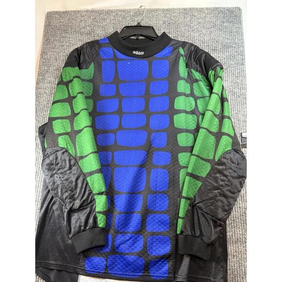 ADIDAS Predator Vintage 90s Goalkeeper Soccer/Football Jersey Shirt XL - Picture 1 of 15
